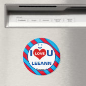 Ik hou van U LEEANN Smile Leuke Magnet (Insitu (Vaatwasser))