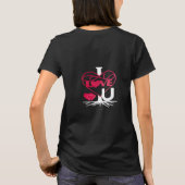 "Ik hou van U" MIJN BOYFRIEND Vrouwen T-shirt (Achterkant)