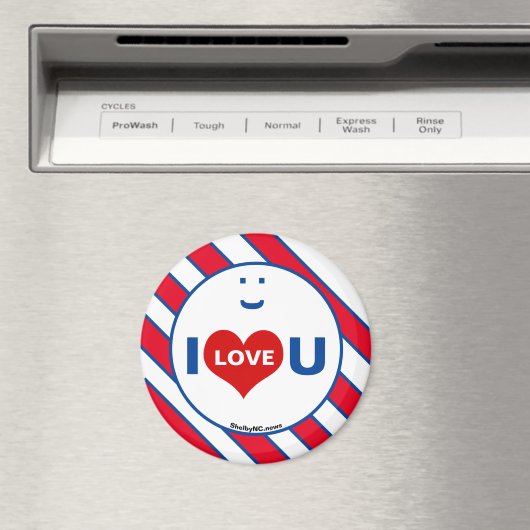 Ik hou van U Smile Fun Magnet (Insitu (Vaatwasser))