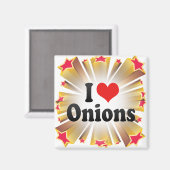 Ik hou van uien magneet (Voorkant / Achterkant)