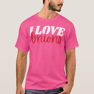 Ik hou van uien t-shirt