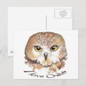 Ik hou van uilen, Saw White Bird Briefkaart (Voorkant / Achterkant)
