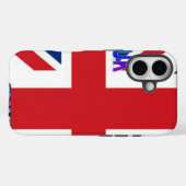Ik hou van UK | Wolkje en Union Jack Kunstprint Case-Mate iPhone Case (Achterkant (horizontaal))