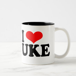 Ik hou van Uke Ukulele Mok