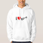 Ik hou van Ukulele Hoodie (Voorkant)
