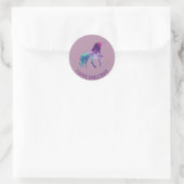Ik hou van Unicorns Sticker (Tas)