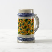 Ik hou van unieke bloemen bierpul (Voorkant rechts)
