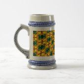 Ik hou van unieke bloemen bierpul (Links)