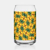 Ik hou van unieke bloemen blikvorm glas (Links)