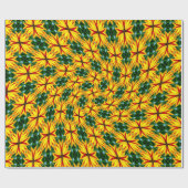 Ik hou van unieke bloemen cadeaupapier (Vlak)