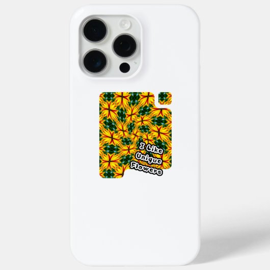 Ik hou van unieke bloemen Case-Mate iPhone case (Achterkant)