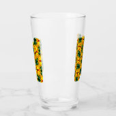 Ik hou van unieke bloemen glas (Links)