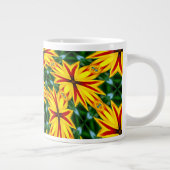 Ik hou van unieke bloemen grote koffiekop (Rechts)