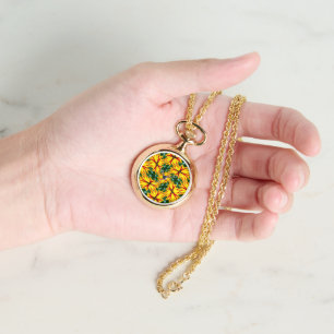 Ik hou van unieke bloemen horloge