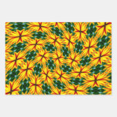 Ik hou van unieke bloemen inpakpapier vel (Voorkant 2)