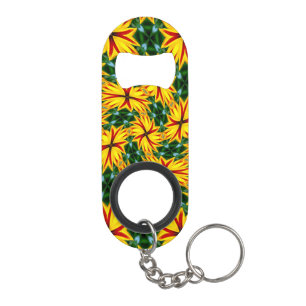 Ik hou van unieke bloemen mini flessenopener