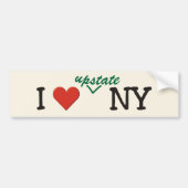 Ik hou van UPSTATE NY Bumpersticker (Voorkant)