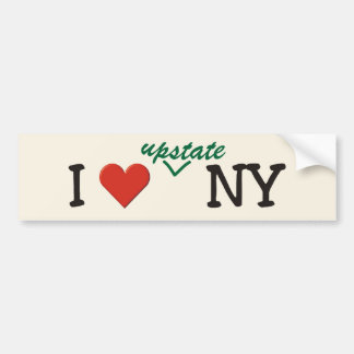 Ik hou van UPSTATE NY Bumpersticker