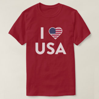 Ik hou van USA Amerika 250e verjaardag T-shirt