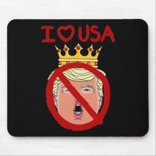 Ik hou van Usa Anti Trump 2024 Muismat