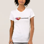 Ik hou van vaccins! t-shirt (Voorkant)