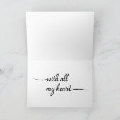 Ik hou van Valentijnsdag Holiday Kaart (Binnen)