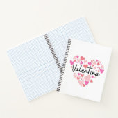 Ik hou van Valentina Notitieboek (Binnen)