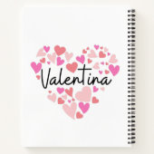 Ik hou van Valentina Notitieboek (Achterkant)