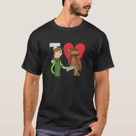 Ik hou van valkerij t-shirt