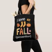 Ik hou van valpreventie tote bag (Dichtbij)