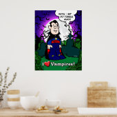 Ik hou van Vampiers Poster (Keuken)