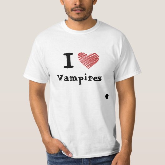 Ik hou van Vampiers T-shirt (Voorkant)