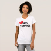 Ik hou van Vampiers T-shirt (Voorkant volledig)