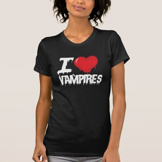 Ik hou van vampiers t-shirt (Voorkant)