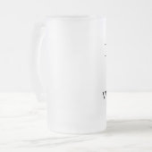 Ik hou van Vampire Bats Matglas Bierpul (Voorkant links)