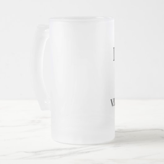 Ik hou van Vampire Bats Matglas Bierpul (Voorkant links)