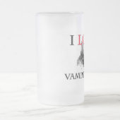 Ik hou van Vampire Bats Matglas Bierpul (Center)