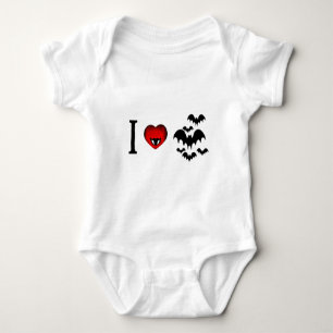 Ik hou van Vampire Bats Romper