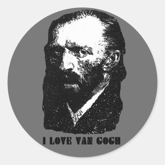 Ik hou van Van Gogh - Stickers (Voorkant)
