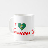 Ik hou van Vancouver, Washington Koffiemok (Voorkant links)