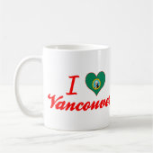 Ik hou van Vancouver, Washington Koffiemok (Links)
