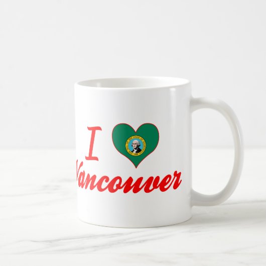 Ik hou van Vancouver, Washington Koffiemok (Rechts)