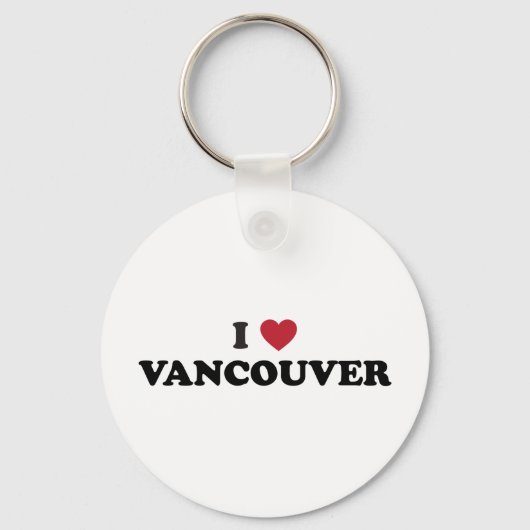 Ik hou van Vancouver Washington Sleutelhanger (Voorkant)