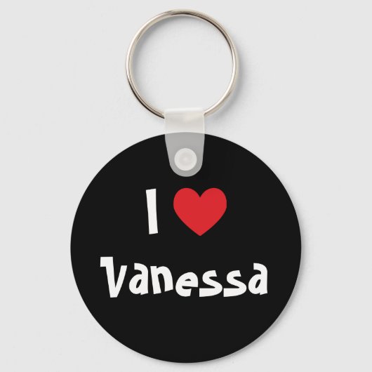 Ik hou van Vanessa Sleutelhanger (Voorkant)