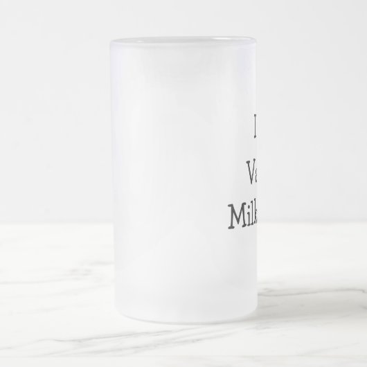 Ik hou van Vanilla Milkshakes Matglas Bierpul (Center)