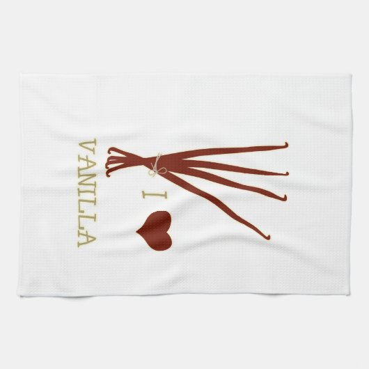 Ik hou van Vanilla Theedoek (Horizontaal)