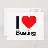 Ik hou van varen briefkaart (Voorkant / Achterkant)