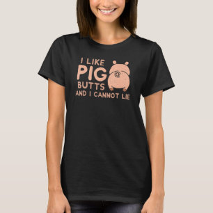 Ik hou van Varken Butts Barbecue T-shirt