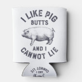 Ik hou van varken Butts en ik kan geen barbecue Sh Blikjeskoeler (Achterkant)