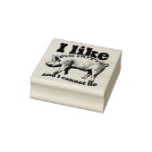 Ik hou van varken Butts Rubberstempel (Stempel)